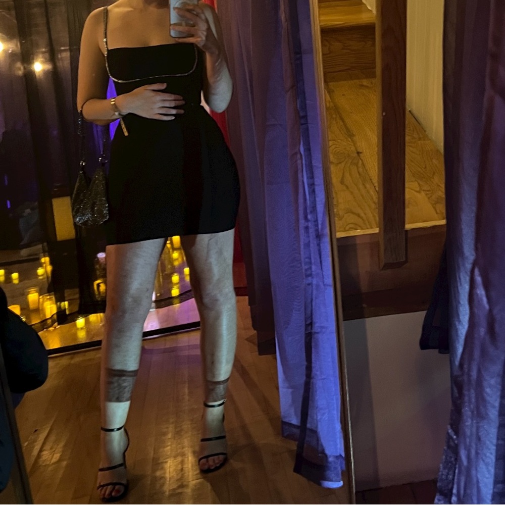 Superdown Polly Black Mini Dress